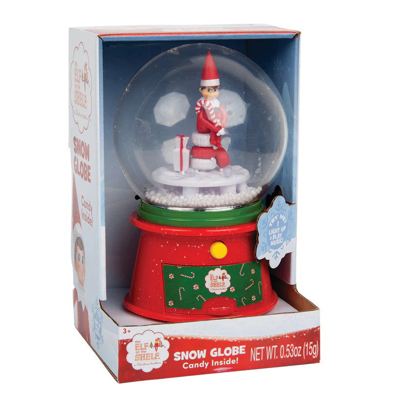 Elf on the Shelf Candy Snow Globe