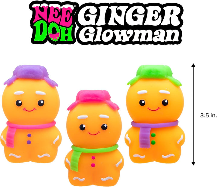 Squishmas Ginger Glowman Nee Doh