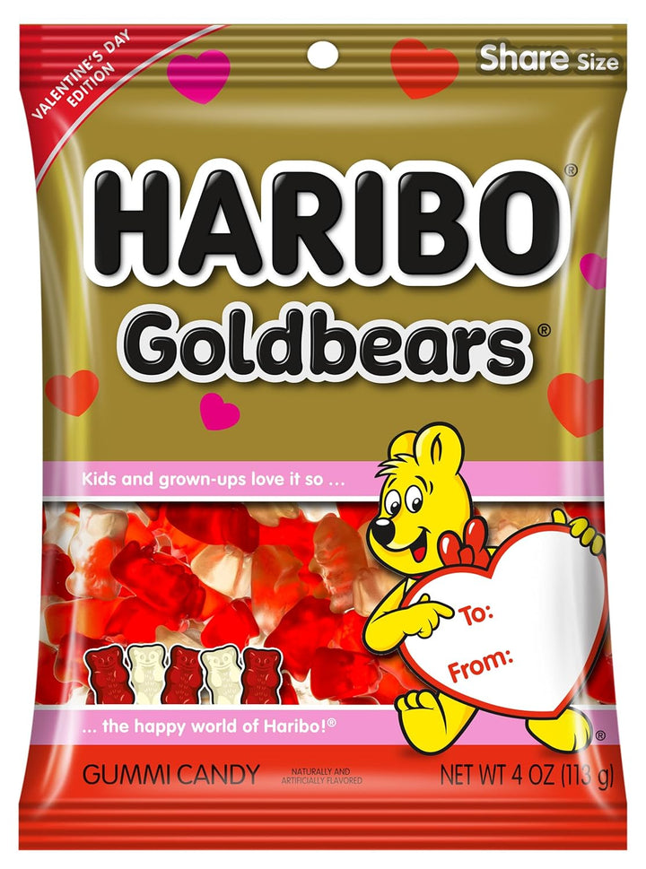 Haribo Valentine Gummi 4 Oz