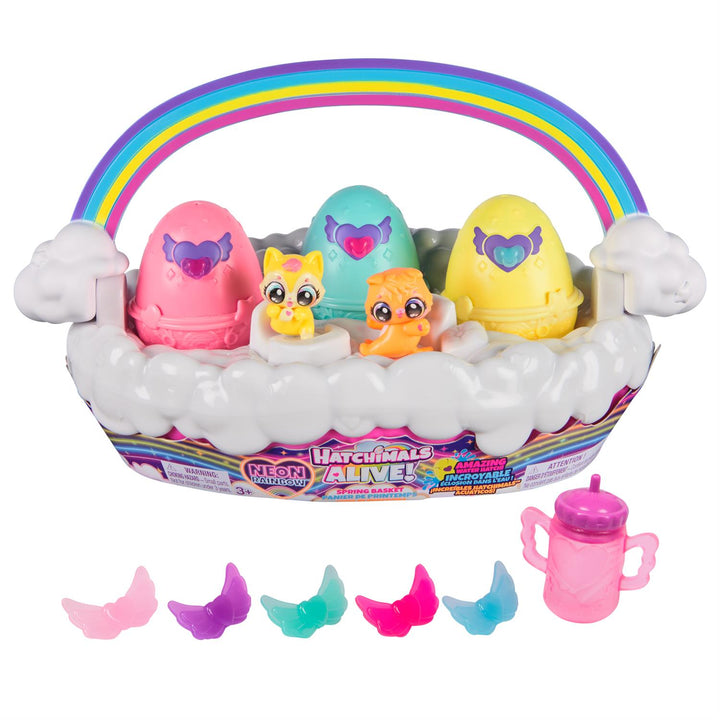 Hatchimal Neon Rainbow Basket