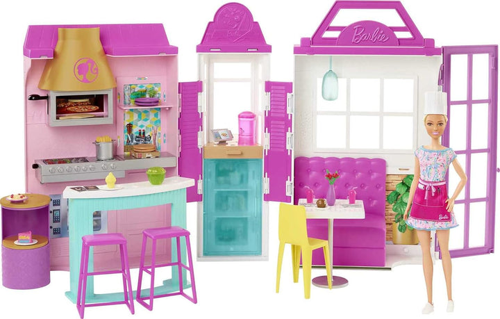 Barbie Cook ‘N Grill Restaurant Doll And Playset