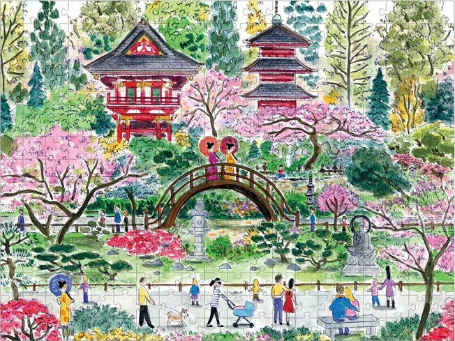 Michael Storrings Japanese Tea Garden 300 Piece Puzzle