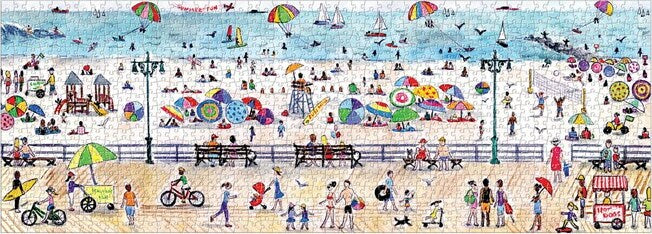 Michael Storrings Summer Fun 1000 Piece Panoramic Puzzle