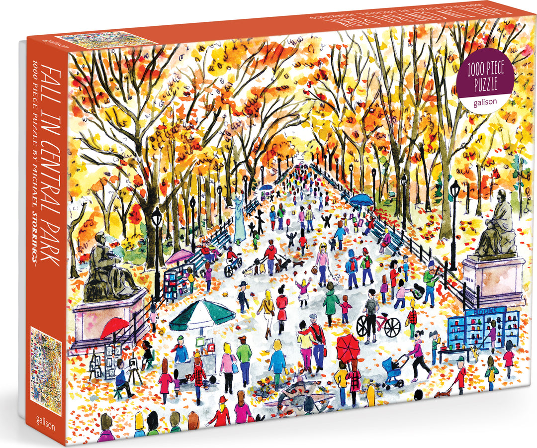 Michael Storrings Fall in Central Park 1000 Piece Puzzle