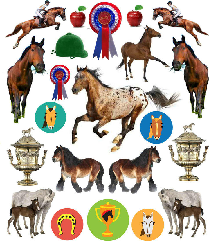 Eyelike Stickers: Horses