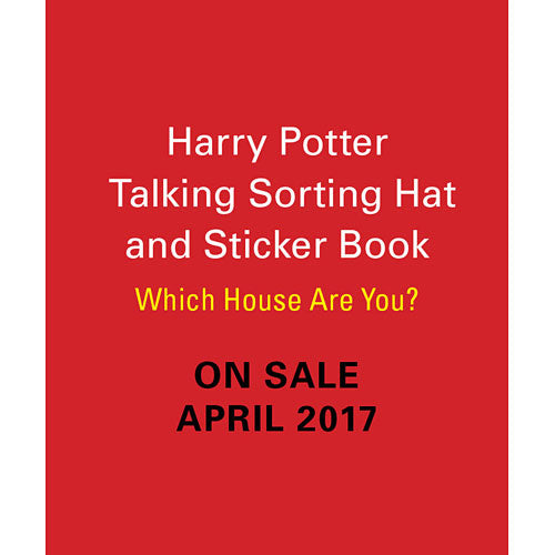 Harry Potter Talking Sorting Hat and Sticker Book: Which House Are You?