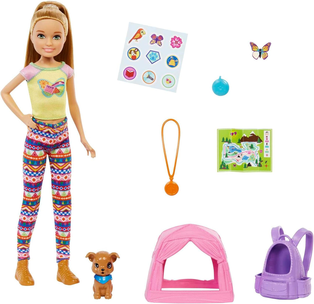 Barbie Stacey Camping Set with Pet