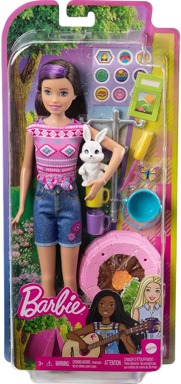 Barbie Skipper Camping Set with Pet