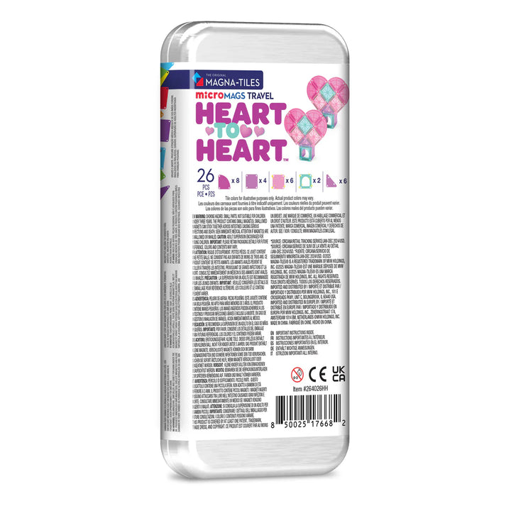 Micro-Mags Heart To Heart 23Pc Travel