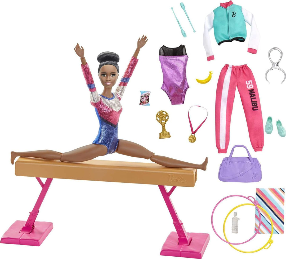 Barbie Gymnastics Doll Playset Aa