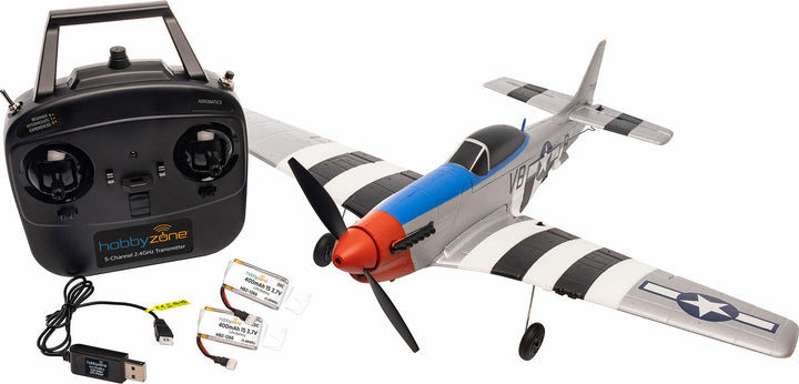 P-51D Mustang 450mm RTF RC airplane with SAFE