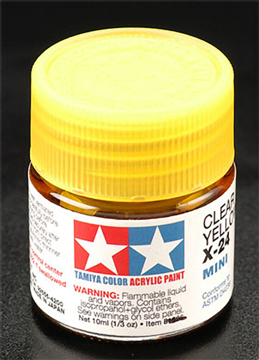 Acrylic Mini X24, Clear Yellow