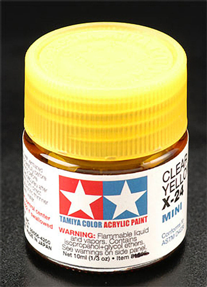 Acrylic Mini X24, Clear Yellow