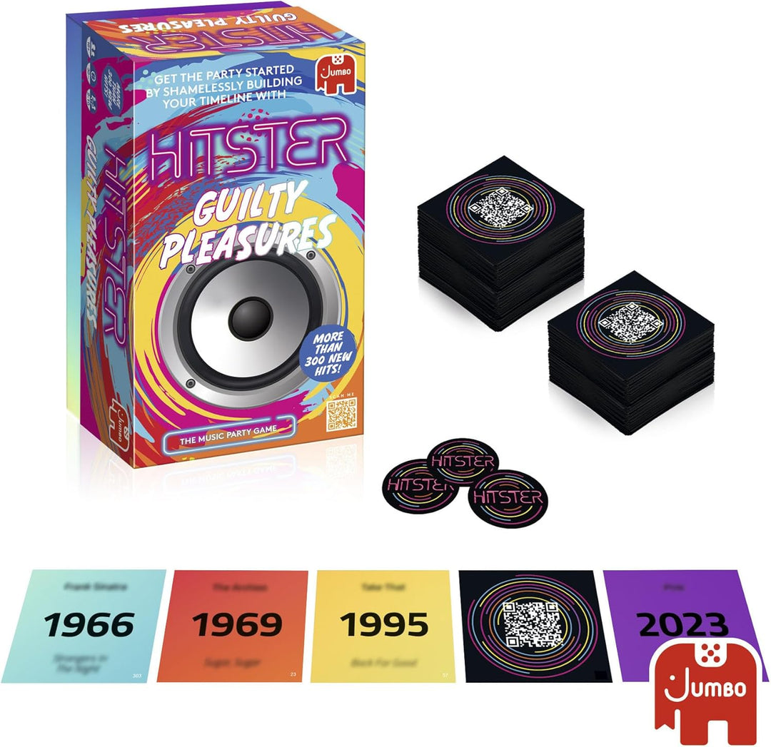 Jumbo Hitster Guilty Pleasures Game