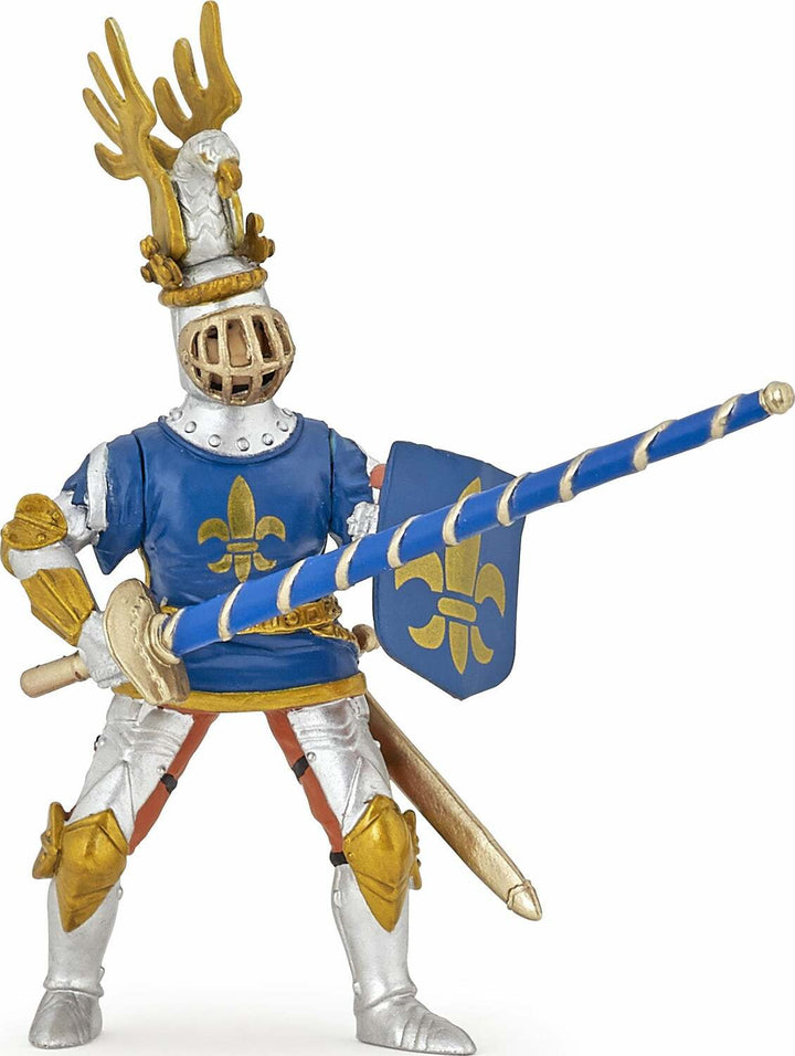 Papo France Blue Knight Fleur De Lys