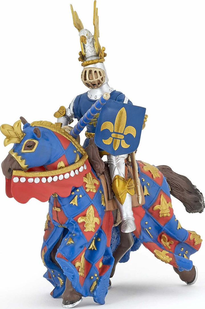 Papo France Blue Knight Fleur De Lys