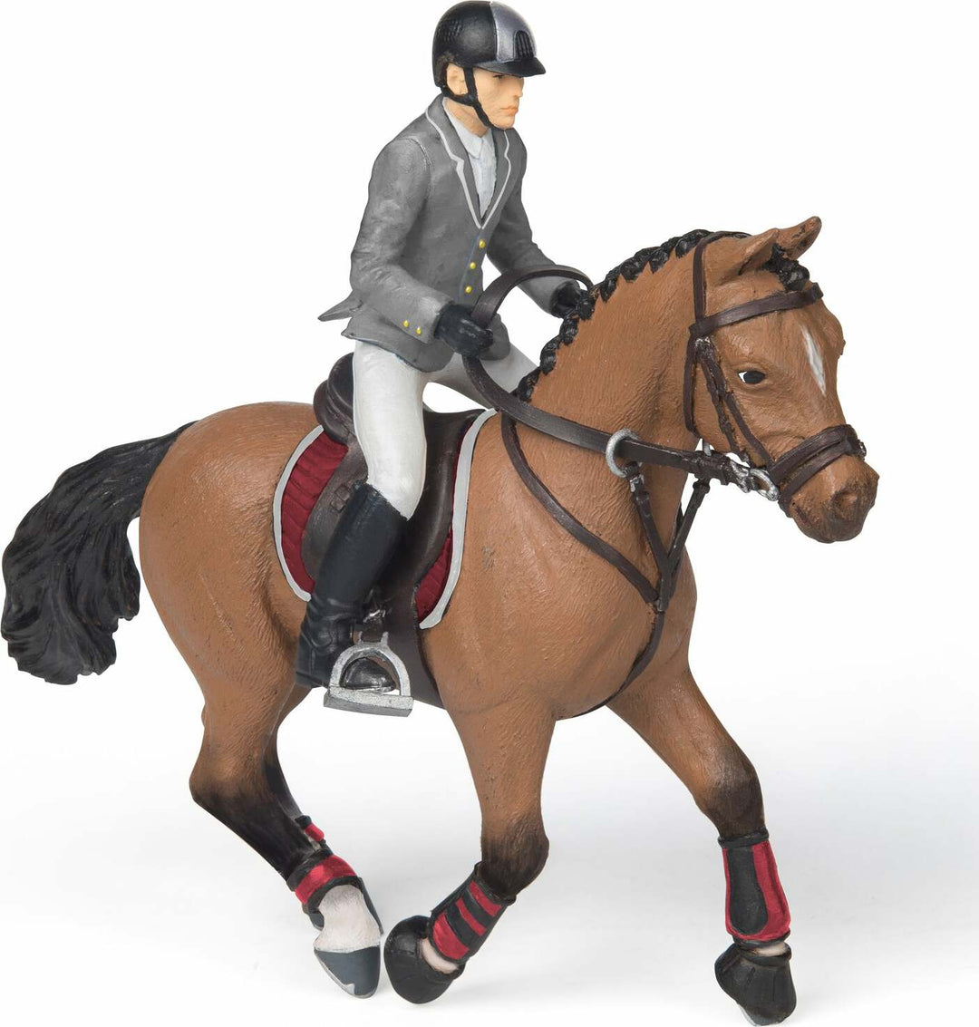 Papo France Competition Horse With Rider