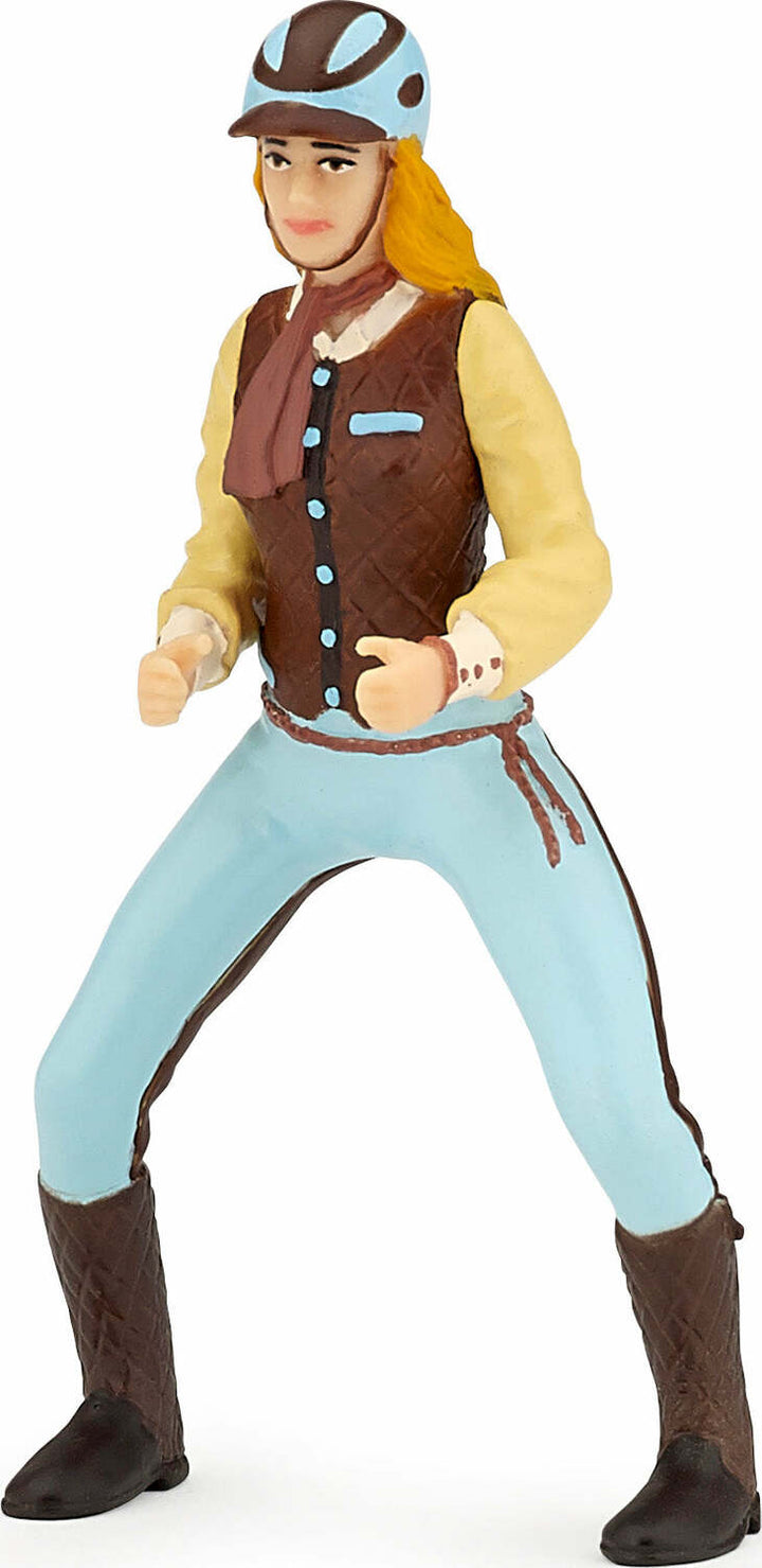 Papo France Blue Trendy Riding Woman