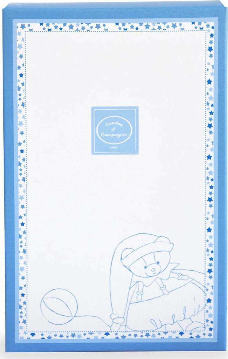 Doudou et Compagnie Blue Bear Baby Rattle