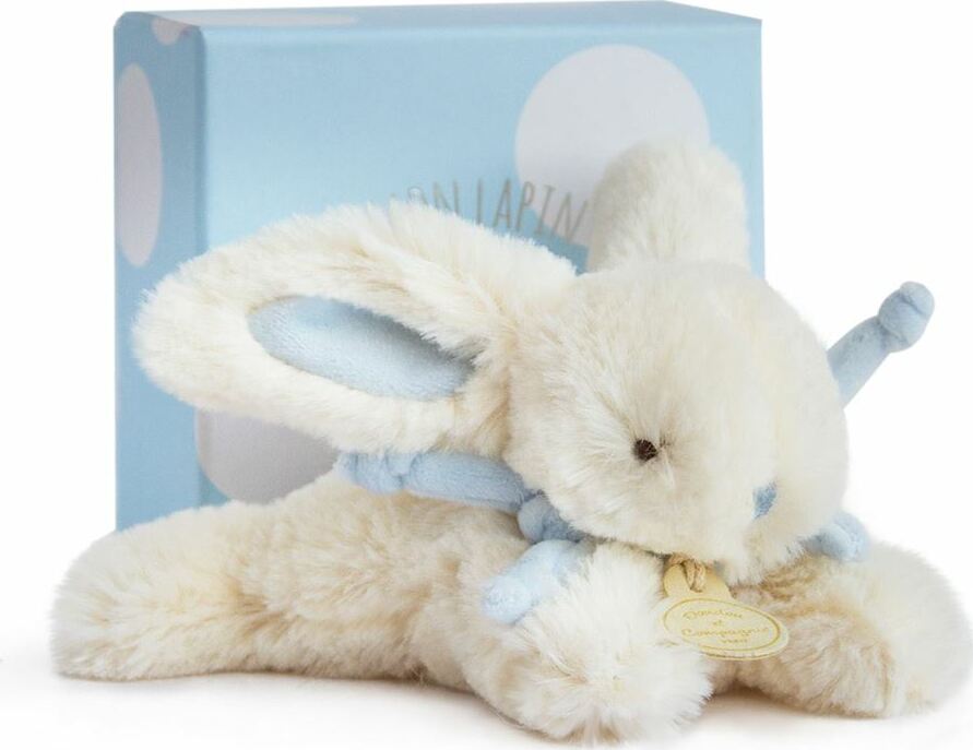 Doudou et Compagnie Blue Plush Bunny