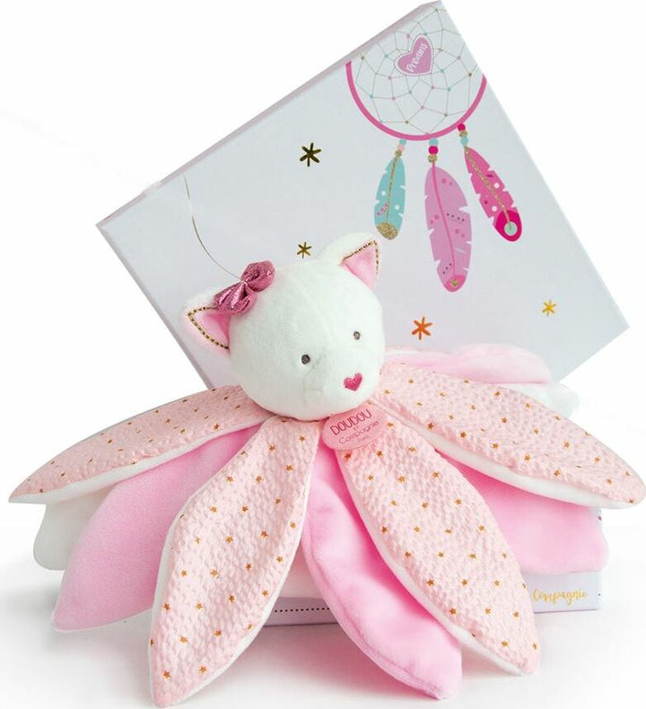 Doudou et Compagnie Dream Maker Cat Doudou Flower Petals