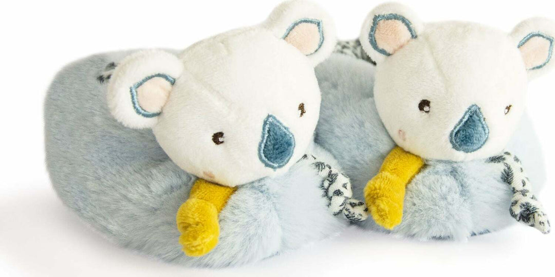 Doudou et Compagnie Yoka the Koala Baby Booties with Rattle