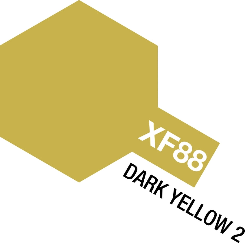 Acrylic Mini XF-88 Dark Yellow Paint, 10ml Bottle