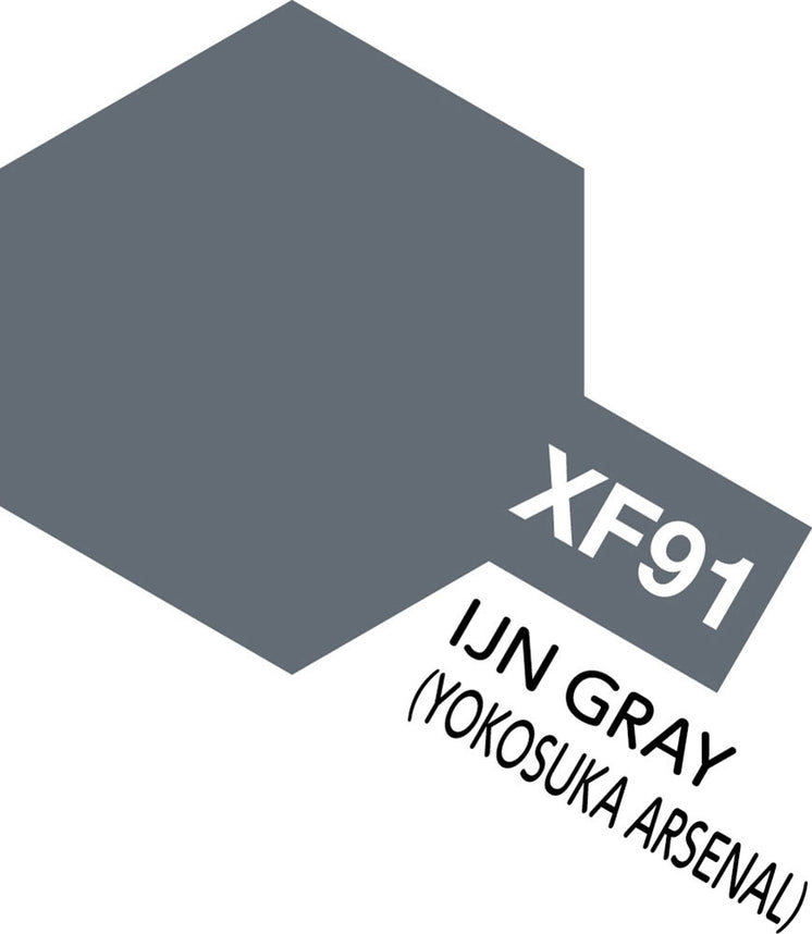 Acrylic Mini XF-91 IJN Gray Paint, 10ml Bottle