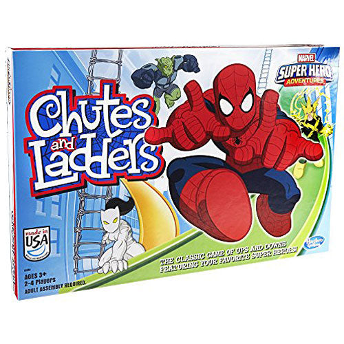 Marvel Spider-Man Web Warriors Chutes & Ladders Game