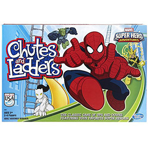 Marvel Spider-Man Web Warriors Chutes & Ladders Game