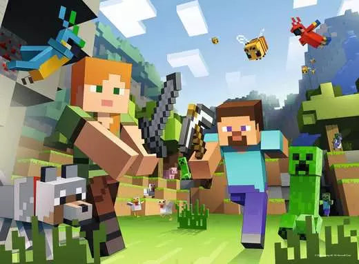 Minecraft 100Pc Outdoors