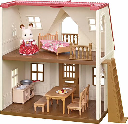 Calico Critters Red Roof Cozy Cottage Starter Home