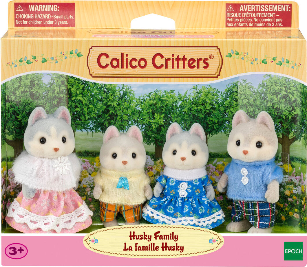 Calico Critters Husky Family