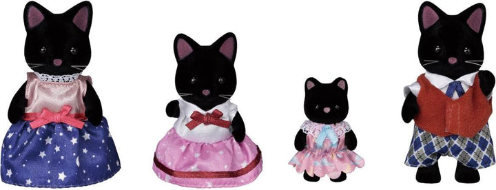 Calico Critters Midnight Cat Family