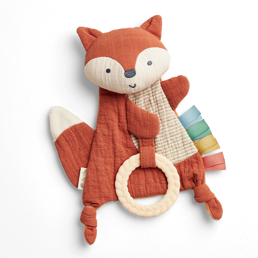 Bitzy Crinkle™ Sensory Crinkle Toy with Teether (Alex the Fox)