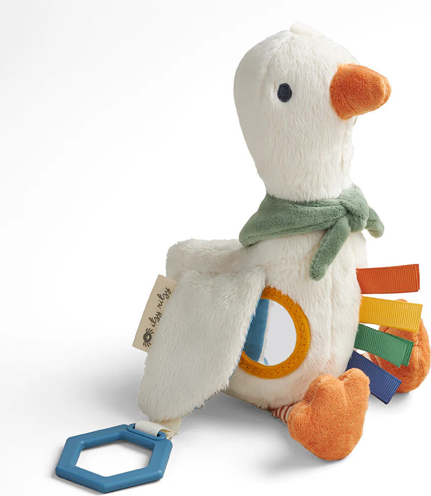 Bitzy Traveler™ - Developmental Sensory Toy (Goose )