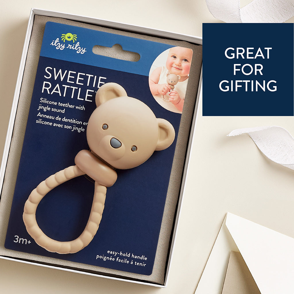 Sweetie Rattle™ - Silicone Rattle with Jingle Sound (Bear)
