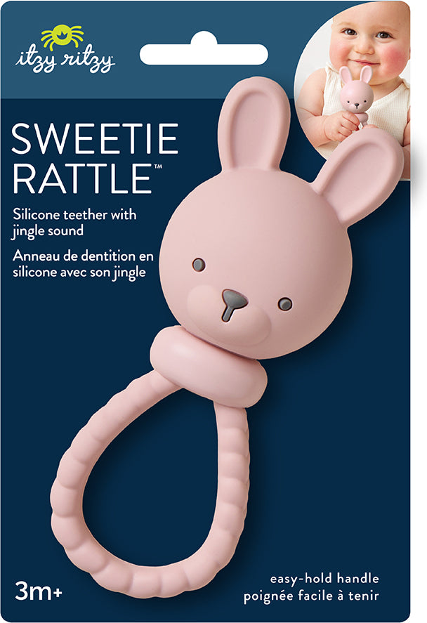 Sweetie Rattle™ - Silicone Rattle with Jingle Sound (Bunny)