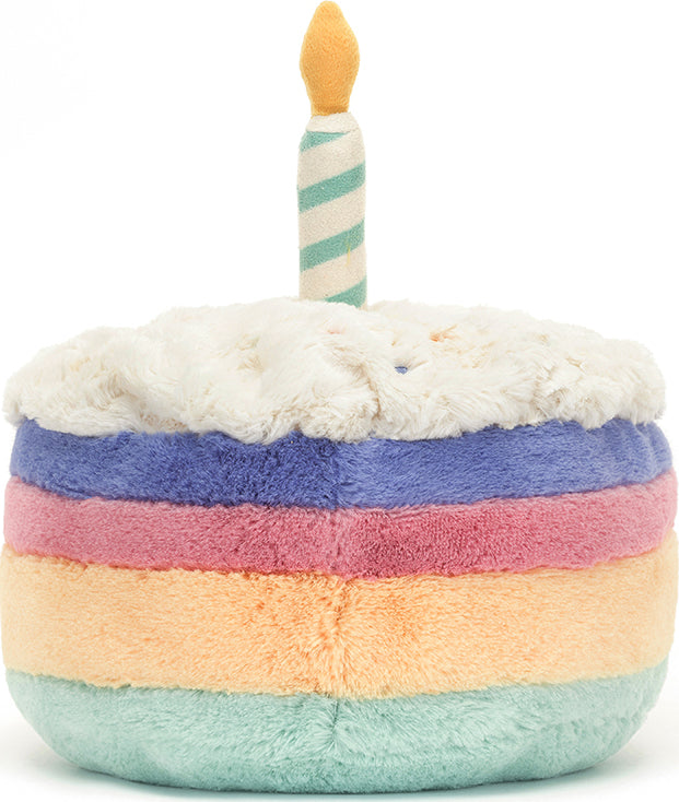 Amuseable Rainbow Birthday Cake