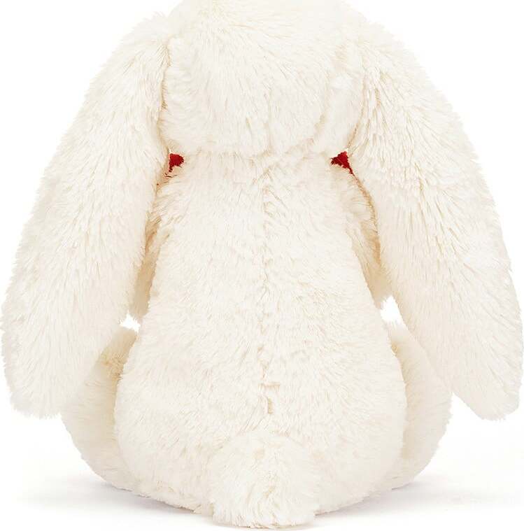 Bashful Red Love Heart Bunny Original