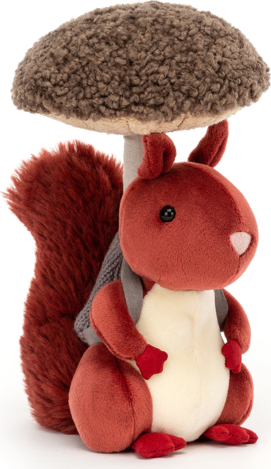 Jellycat Fng2s Fungi Forager Squirrel