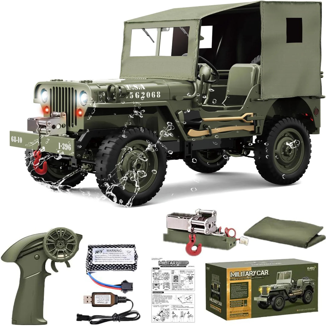 Willys Jeep 1/10 Green