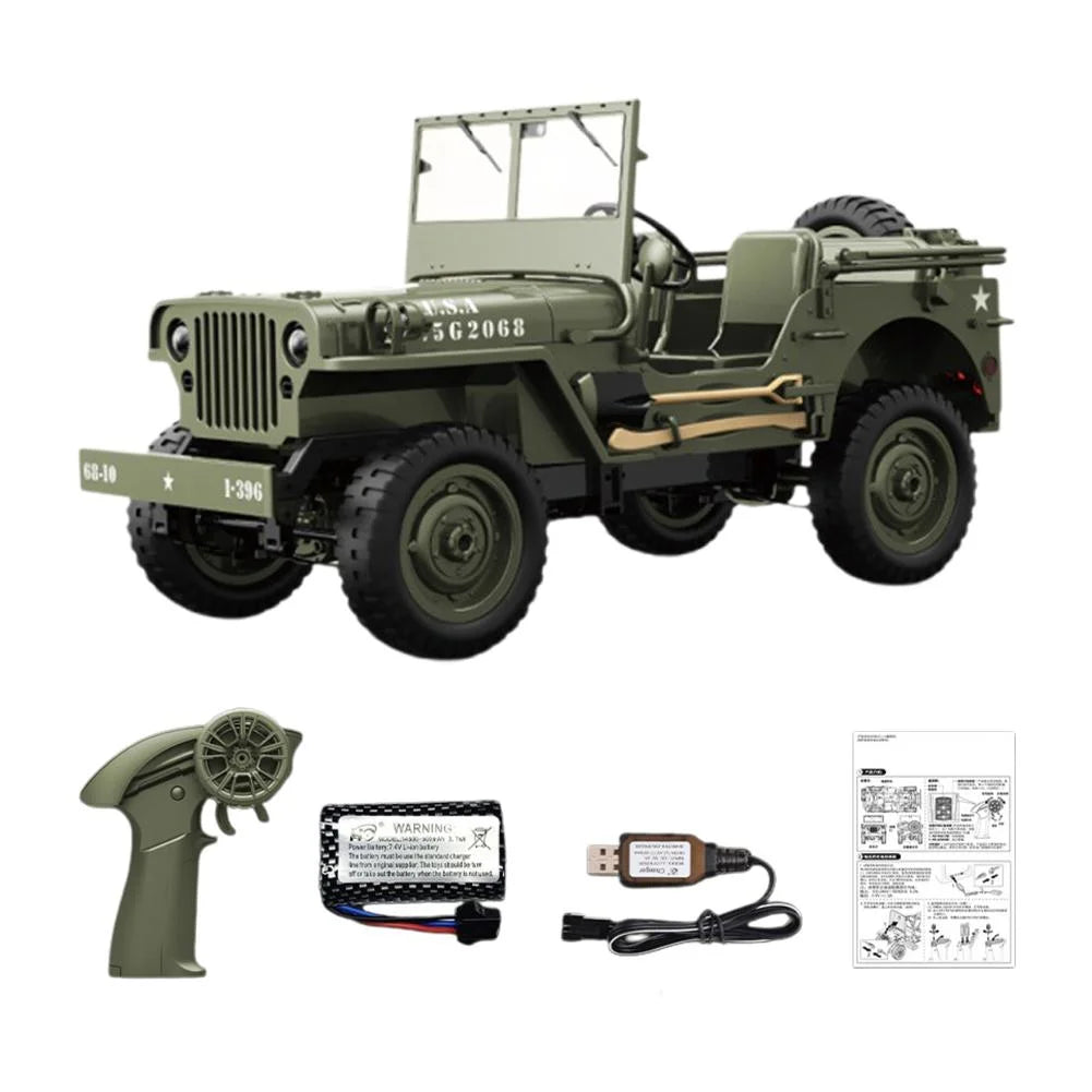 ジープ ラジコン Jeep Willys Willys Jeep 1/10 Green – Stevenson's Toys & Games