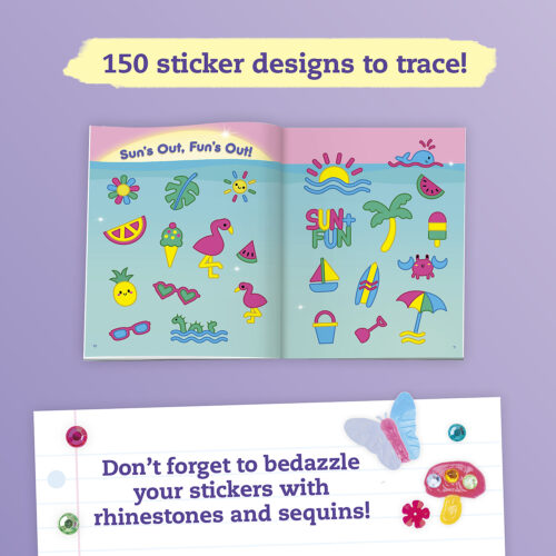 Paint and Peel Jelly Stickers: Glitter Goals!