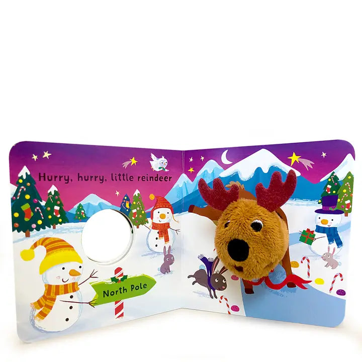 Jingle Jingle Little Reindeer Finger Puppet Board Book
