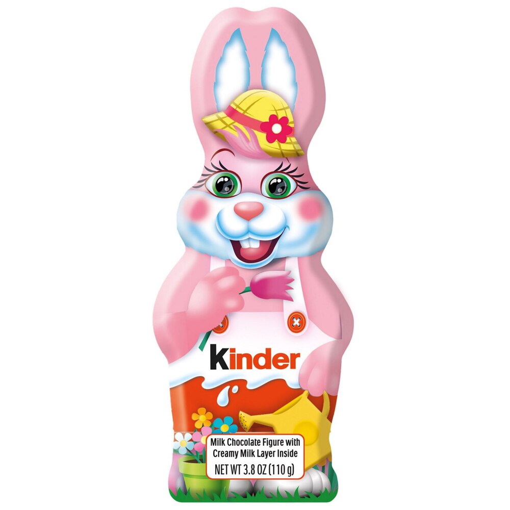 Kinder Hollow Chocolate Bunny Assorted Colors