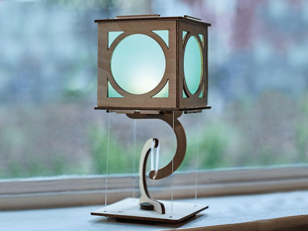 Levitating Lantern; Physics & Tensegrity