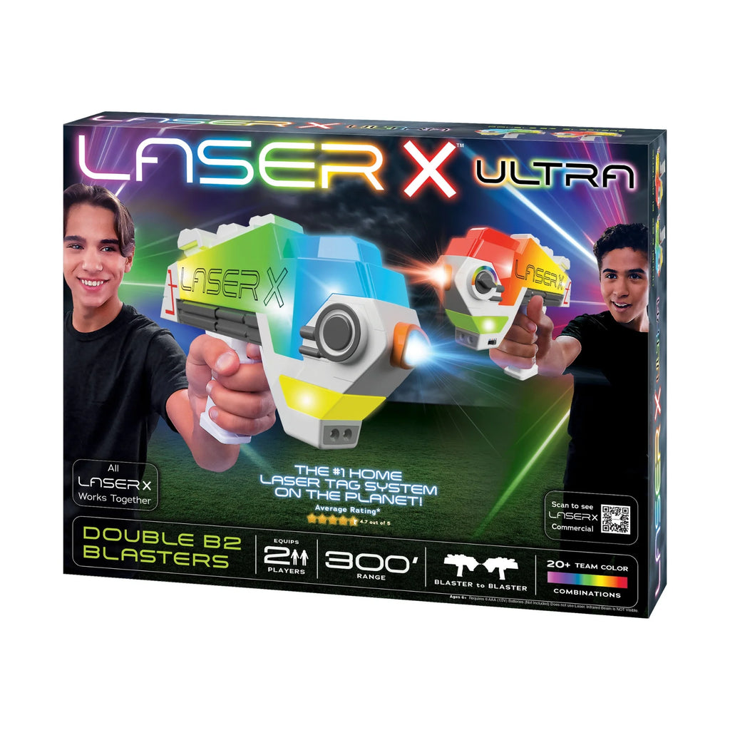 Laser X Ultra Double B2 Blasters – Stevenson's Toys & Games