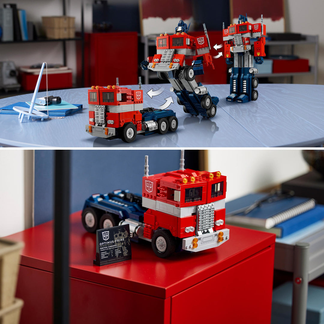 LEGO® Icons Optimus Prime Transformers Set