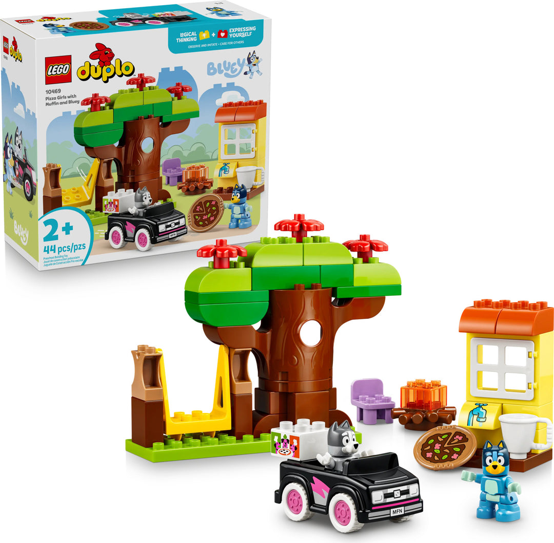 LEGO® DUPLO® Bluey Pizza Girls with Muffin and Bluey